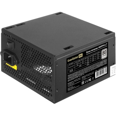 Блок питания 400W EXEGATE 80 PLUS® 400PPH-LT-OEM
