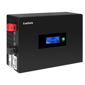 ИБП (инвертор, синус, для котла, PF=1, настенный) EXEGATE IDEALSINE SR-1000.LCD.2SH